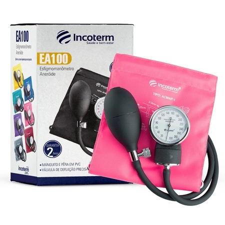 Esfigmomanômetro Incoterm EA100 Rosa Pink