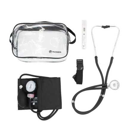 Kit Acadêmico Plus Incoterm Transparente K120 Preto