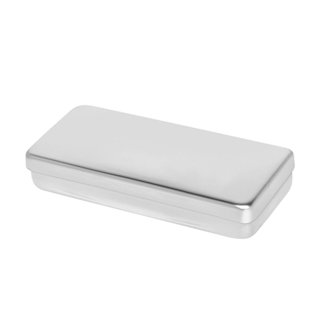 Estojo Liso Inox 12x05x02cm ECONOX