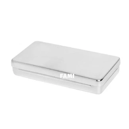 Estojo Liso Inox 20x10x03cm ECONOX