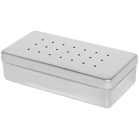 Estojo Perfurado Inox 20x10x05cm ECONOX