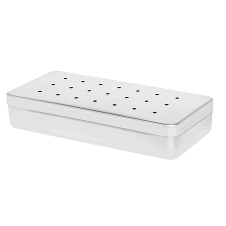 Estojo Perfurado Inox 18x08x03cm ECONOX