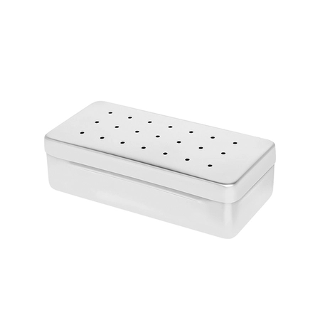 Estojo Perfurado Inox 18x08x05cm ECONOX