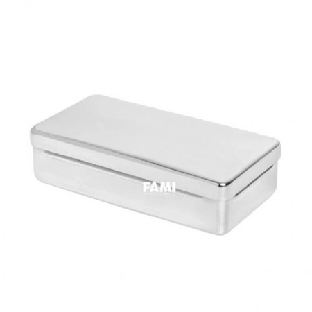 Estojo Liso Inox 20x10x05cm ECONOX
