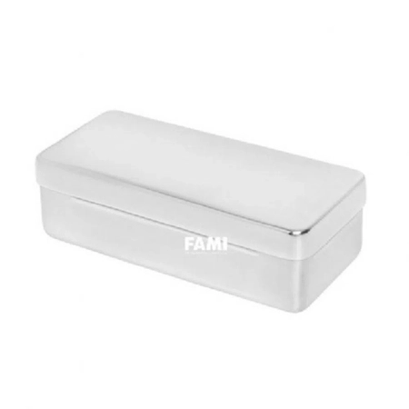 Estojo Liso Inox 18x08x05cm ECONOX