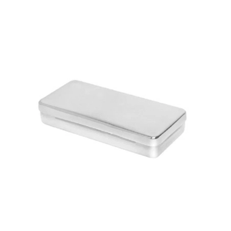 Estojo Liso Inox 18x08x03cm ECONOX