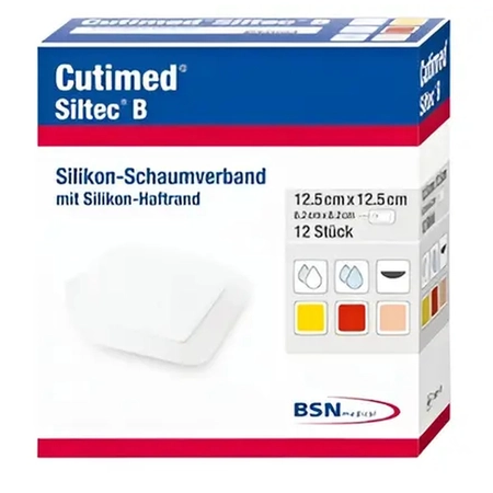 Curativo Cutimed Siltec B 10x10cm BSN Medical - Unidade