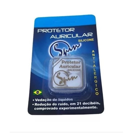 Protetor de Ouvido de Silicone Spin C/4 Incolor