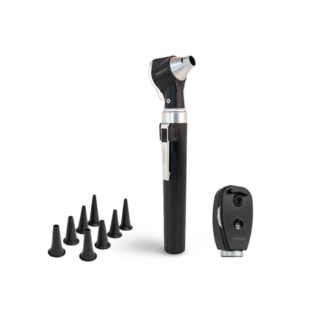 Oto-Oftalmoscópio Medicate C/ Estojo Macio MD8700 Preto