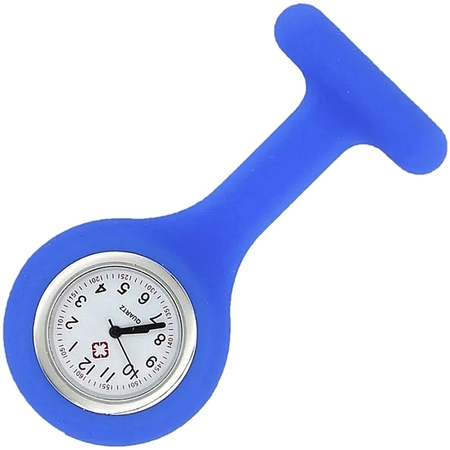 Relógio de Lapela de Silicone Supermedy Azul
