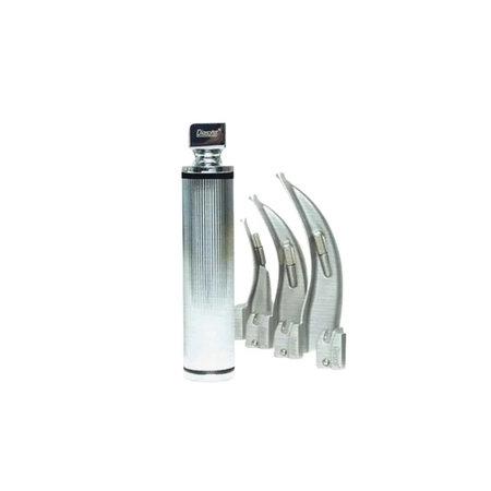 Laringoscópio Diasyst LED Cabo Médio C/3 Lâminas (LAR-500L)