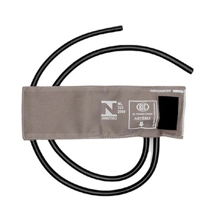 Braçadeira Recém-Nascido Nylon Velcro com Manguito BIC (BR2804Q)