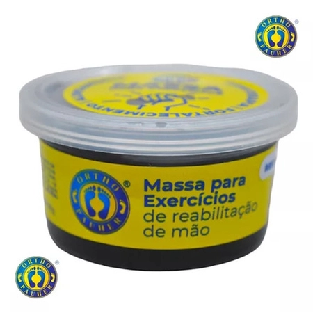 Massa para Exercício Ortho Pauher Preta Extra Forte (FG42)