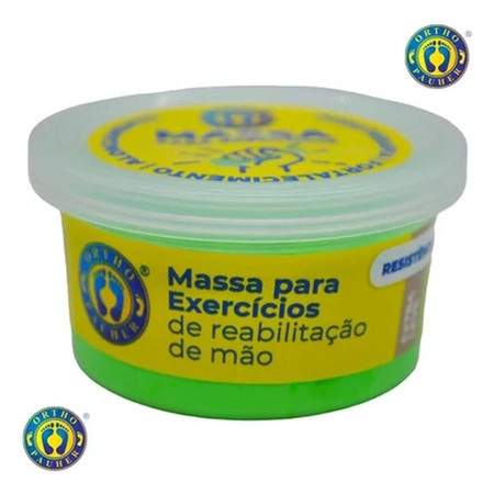 Massa para Exercício Ortho Pauher Verde Moderada Forte (FG42)