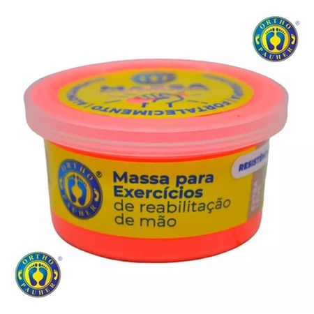 Massa para Exercício Ortho Pauher Laranja Moderada (FG42)
