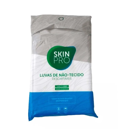 Luva Não Tecido Para Banho Skin Pro C/25