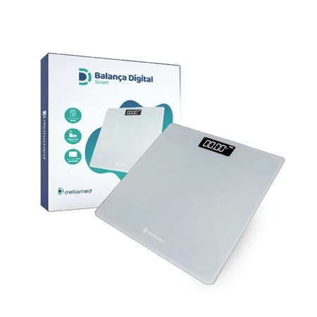 Balança Digital Dellamed Smart 180kg Prata