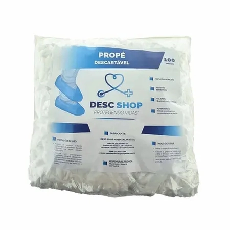 Propé Descartável Desc Shop c/100 Unidades