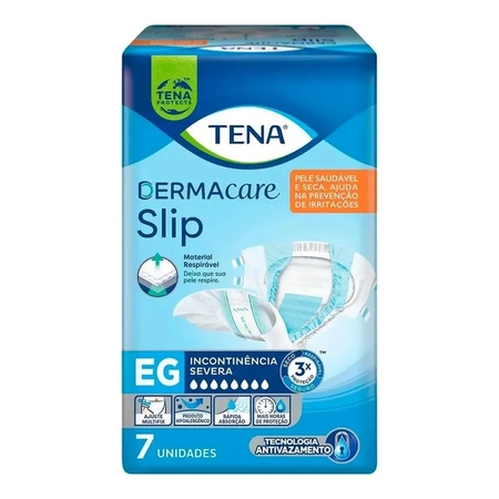 Roupa Intima Tena Slip Dermacare Extra Grande c/7
