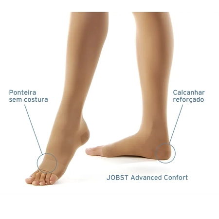 Meia Calça Jobst 20-30mmHg Relief Natural P (Ponteira Aberta)