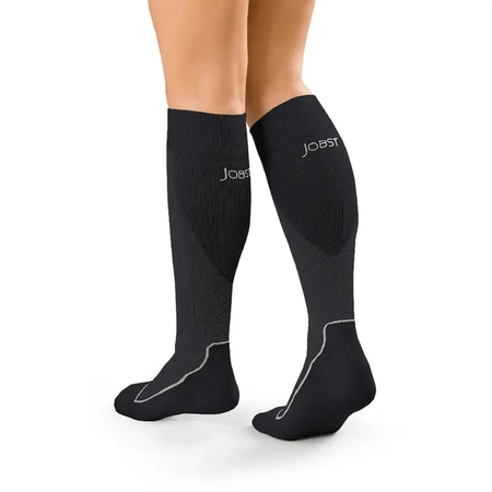 Meia 3/4 Jobst 20-30mmHg Sport G Preto (Ponteira Fechada)