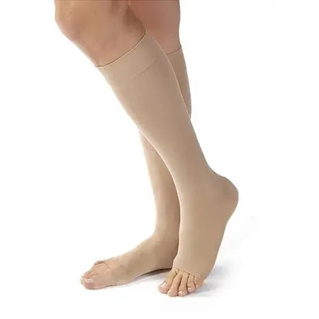 Meia 3/4 Jobst 20-30mmHg Opaque Natural P (Ponteira Aberta)