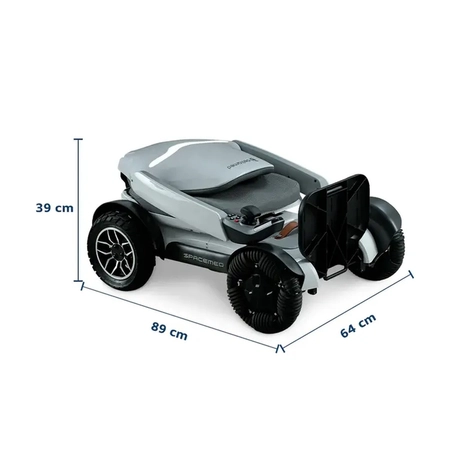Cadeira de Rodas Motorizada Dobrável Dellamed Spacemed até 120kg