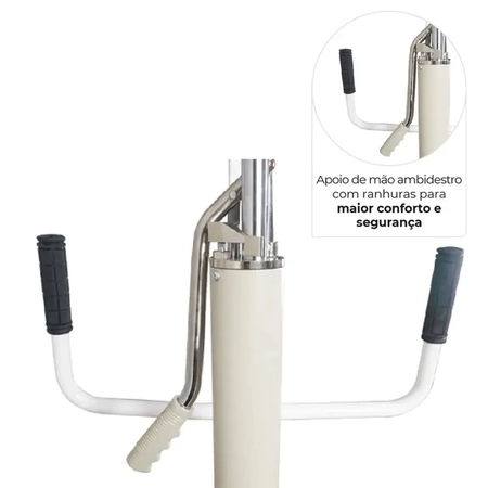 Guincho de Elevação e Transferência Manual D5000 Dellamed até 180kg