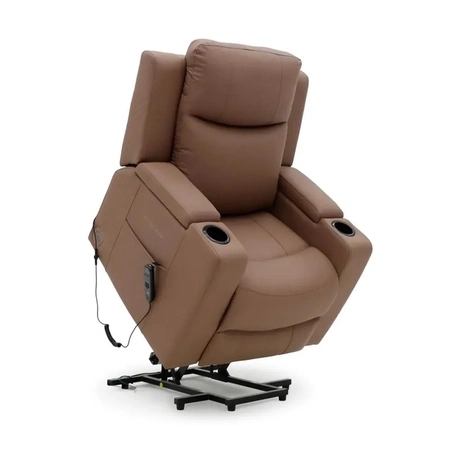 Poltrona Reclinável com Elevação Theralift Theramart Royal Couro (TM3010)