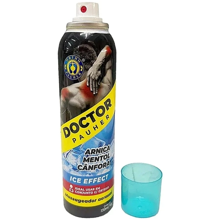 Gel Negro Aerosol para Massagem Doctor Pauher 150ml