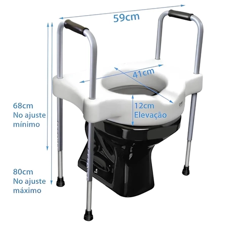 Elevador para Assento Sanitário Carci Sit V