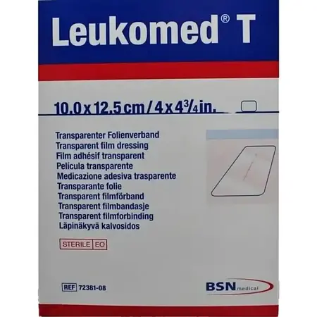 Leukomed T Curativo Filme Transparente 10x12,5cm - Unidade