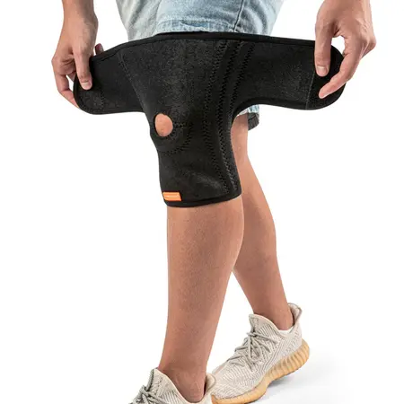 Joelheira Neoprene com Mola de Aço Hidrolight Palmipé Ajustável (OR59)