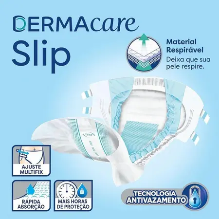 Roupa Intima Tena Slip Dermacare Leve 24 e Pague 21 EG