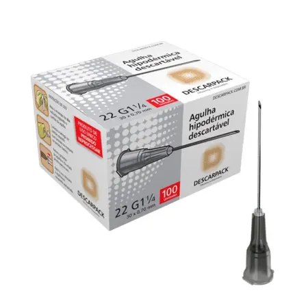 Agulha Descartável Descarpack 30x7 C/100